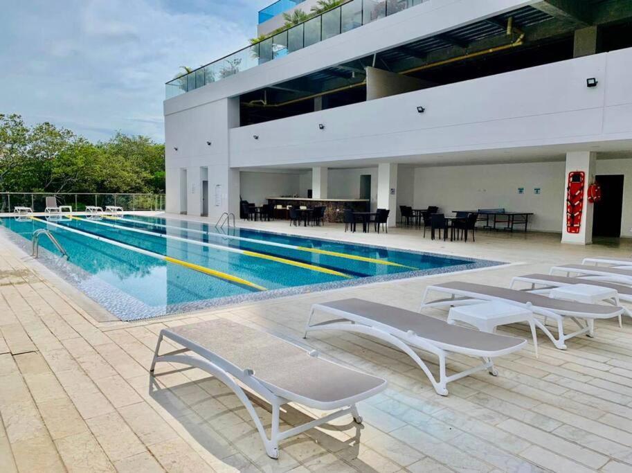 Samaria Club De Playa By Santa Marta Playa Resort, Preciosos Apartamentos En El Sector Exclusivo De Pozos Colorados Eksteriør bilde